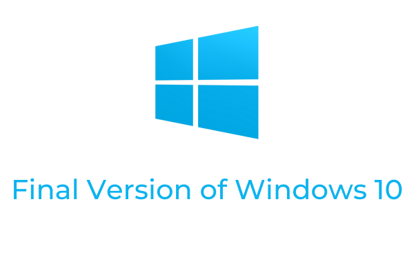 Final Version of Windows 10