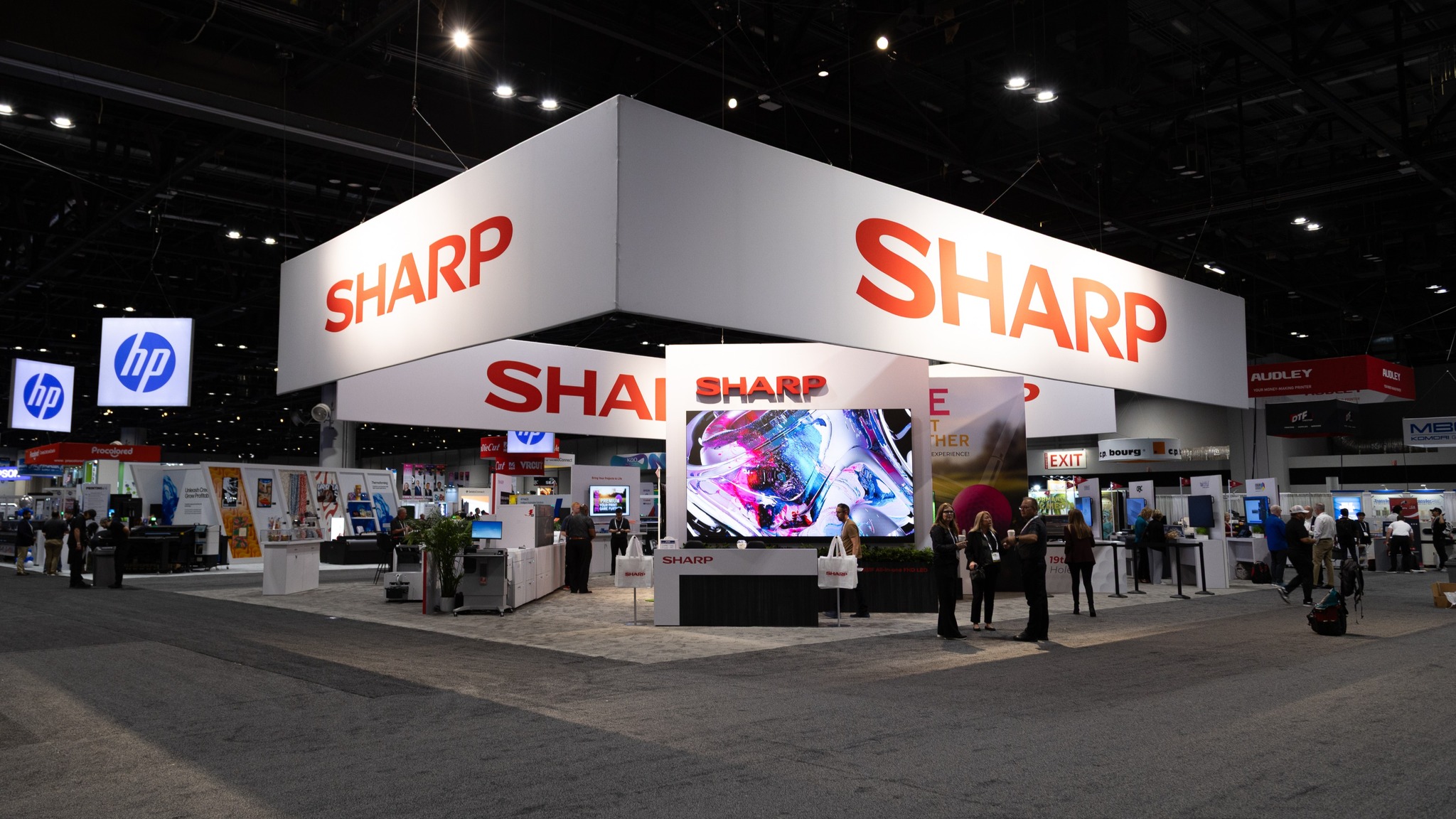 Sharp Booth 2025 Print United