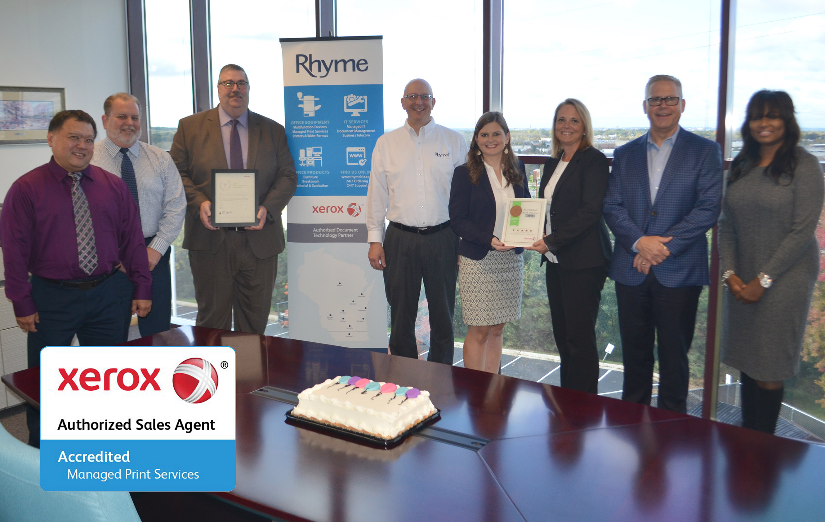 Rhyme Employees Receive Xerox Accreditation for Managed Print Services