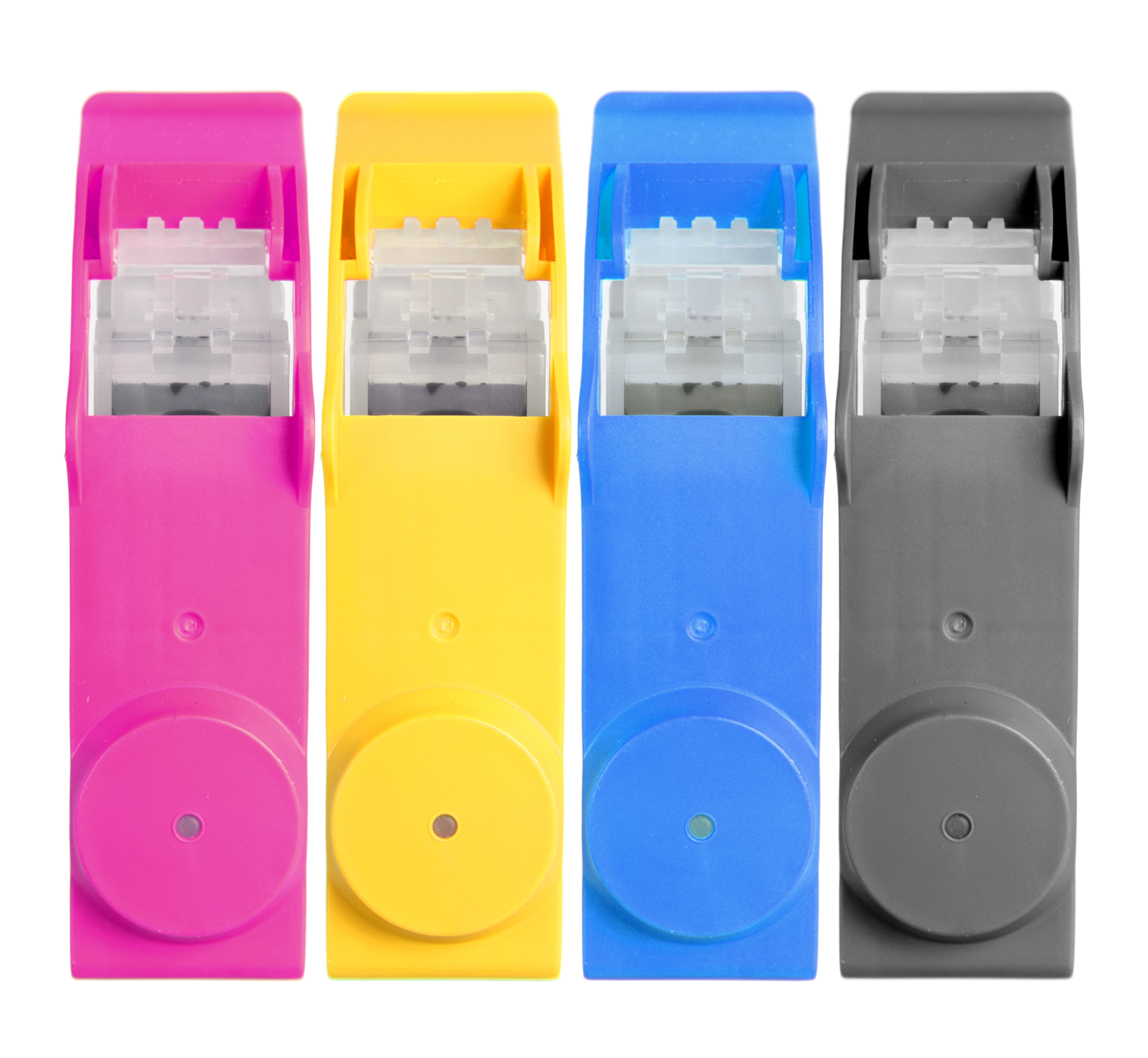 Magenta, Yellow, Blue, and Black Ink Cartridges