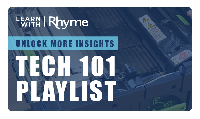 Learn With Rhyme, Unlock more insights by watching our Tech 101 YouTube Playlist